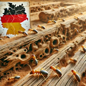 Read more about the article Termiten in Deutschland: Verbreitung und Beispiele für Befall an Holzbauteilen